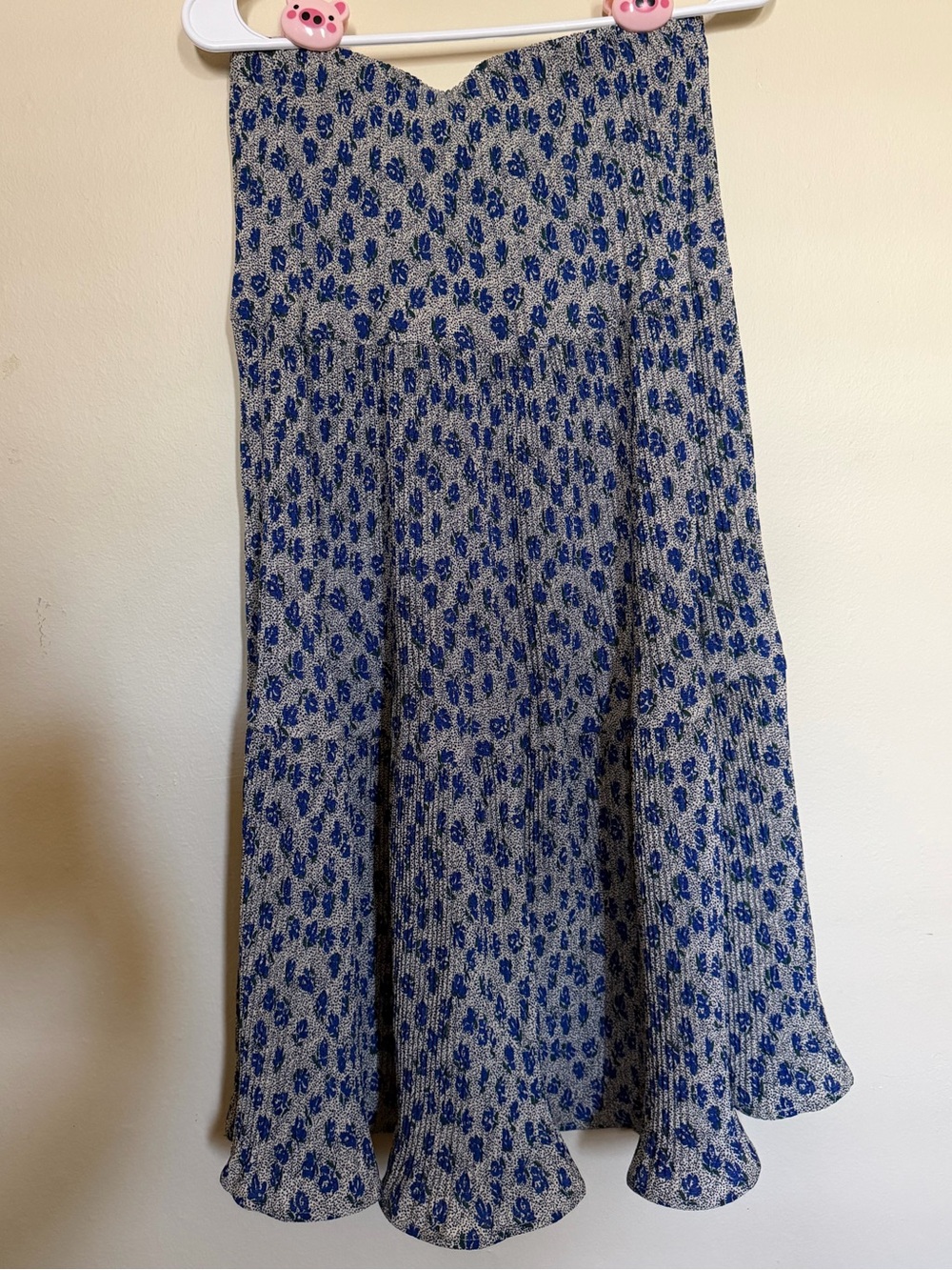 Alice Blue Blue Floral Maxi Skirt Size M